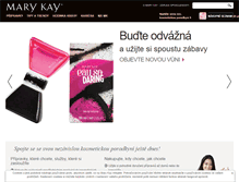 Tablet Screenshot of marykay.cz