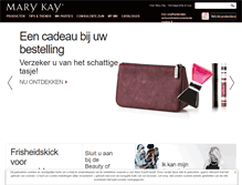 Tablet Screenshot of marykay.nl