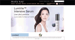 Desktop Screenshot of marykay.com.sg