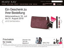 Tablet Screenshot of marykay.de