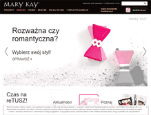 Tablet Screenshot of marykay.pl